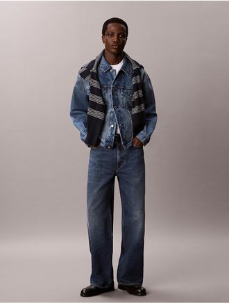 Calvin Klein Jeans Calvin Klein Mens Baggy Jeans - Blue - 33W x 30L