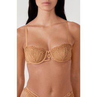 Etam Virtuose N&deg;9 Balconnet Underwire Bra in Sand at Nordstrom Rack, Size 36C