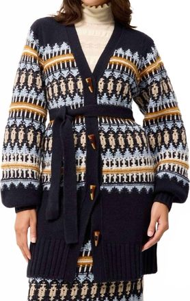 Marie Oliver Ferne Cardigan In Sea