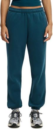 Cotton On Womens Active Plush Essential Gym Sweatpant in Tidal Teal at Nordstrom, Size X-Small