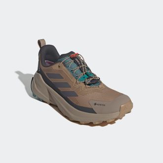 ADIDAS TERREX Wanderschuh ADIDAS TERREX TERREX TRAILMAKER 2 GORE-TEX SPEED LACE, Herren, Gr. 44,5, grau (cardboard, grau five, carbon), Synthetik, Textil, Schuhe Wa