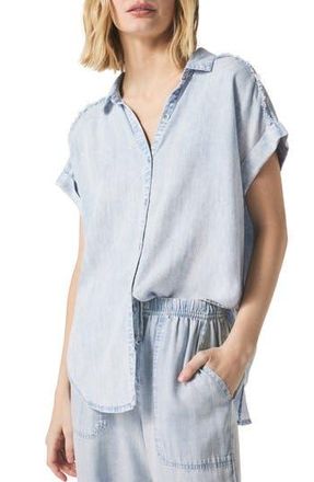 Splendid Kathryn Shirt in Bleached Indigo at Nordstrom Rack, Size X-Large