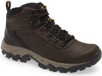 Columbia Newton Ridge Plus II Waterproof Hiking Boot in Cordovan/Squash at Nordstrom, Size 10.5