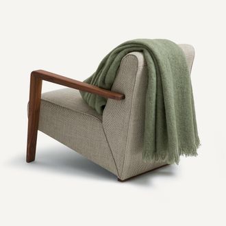 AM.PM Effen plaid, wol en polyamide, Mantas