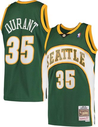 Mitchell & Ness Mens Mitchell & Ness Kevin Durant Green Seattle SuperSonics Hardwood Classics Swingman Jersey at Nordstrom, Size Xx-Large