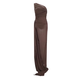 The Attico Dames, Jurken, Bruin, Maat: 2XS Zijde