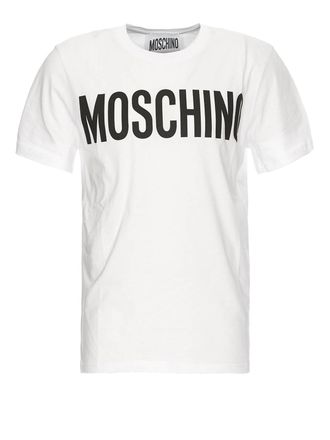 Moschino Moschino print white T-shirt