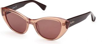 Max Mara MM0039 59F Womens Sunglasses Brown Size 51