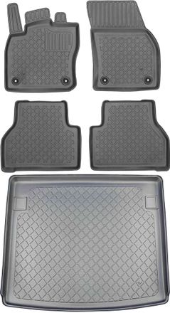 OEM Volkswagen Caddy Iv Kombivan De Noviembre 2020 Set - Alfombrillas + Alfombrilla Maletero