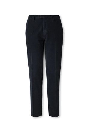 Boglioli Straight-Leg Garment-Dyed Cotton-Blend Corduroy Trousers