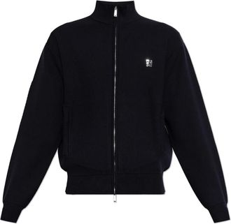 Dsquared2 Sweatshirt met opstaande kraag - Heren - Vesten met rits - Blauw - XL - Hoodies & sweatvesten