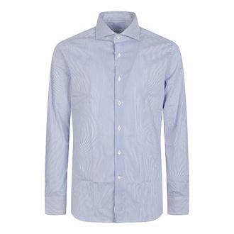Orian Long Sleeve Super Slim Shirt - Heren - Casual Overhemden - Wit - S - Overhemden