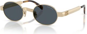 Miu Miu Sunglasses, unisex, Yellow, Size: 47 MM 0MU B51S