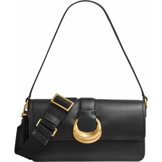 DKNY Valley Stream Convertible Shoulder in Black/gold at Nordstrom