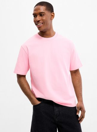 Lindbergh Mens Thick jersey loose T-shirt