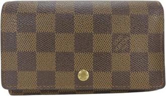 Louis Vuitton Pre-owned Wallets, female, Brown, Size: ONE SIZE Pre-owned Canvas Wallet