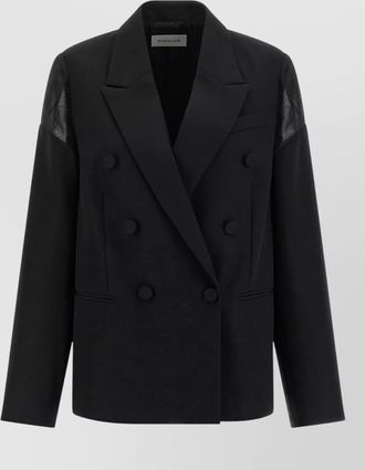 ARMARIUM virgin wool double-breasted blazer