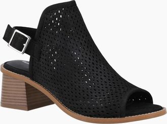 Hush Puppies Womens Louise Womens Heeled Sandals - Black - Size: 5