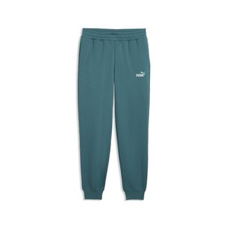 Puma Trainingshose PUMA ESS 2 COLOR NO. 1 LOGO SWEATPANTS FL CL, Herren, Gr. XXL, N-Gr, emerald ice, Fleece, Obermaterial: 66% Baumwolle, 34% Polyester, be
