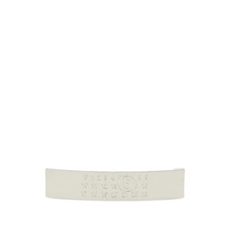 Maison Margiela Hair Accessories, female, Gray, Size: ONE SIZE Numeric Hair Clip