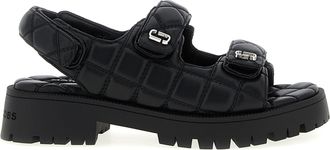 Marc Jacobs The Quilted Sunny Sandali Nero-Donna