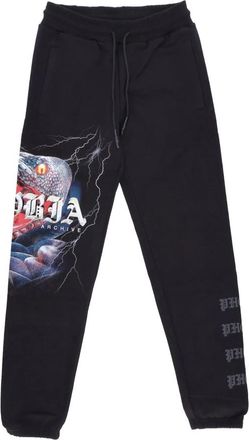Phobia Archive Snake Pants - Heren - Sweatpants - Zwart - L - Katoen - Broeken