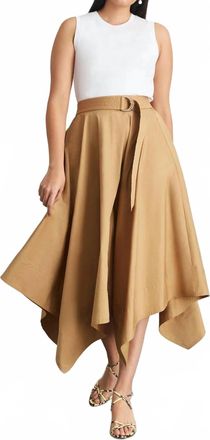 Tanya Taylor Cornelia Dress In Optic White/dark Khaki