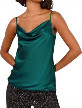 Karina Grimaldi Thea Top In Emerald