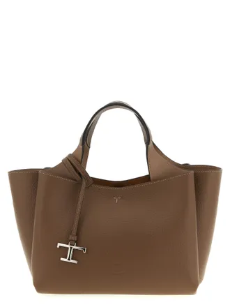 Tod's Brown Calfskin Womens Handbag