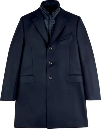 Fay U802 Giacconi - Heren - Mantel - Blauw - 3XL - Jassen