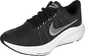 Nike Nike Womens Winflo 8 Running, Black White Dk Smoke Grey Lt Smoke, UK 4.5
