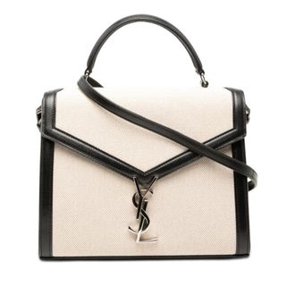 Saint Laurent Pre-owned Saint Laurent Medium Canvas Cassandra Top Handle Bag Ladies SFB9480EGTBWX1RS