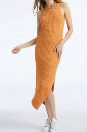 525 america Charlotte Cable Dress In Sorbet