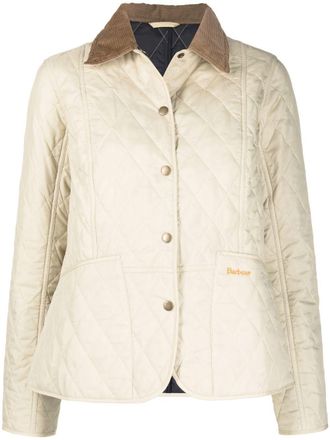 Barbour Summer Liddesdale quilted jacket - women - Polyamide/Cotton/Polyester - 12 - Neutrals