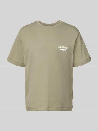 Jack & Jones Jack & Jones T-Shirt mit Statement-Print Modell NORREBRO in Schilf, Gr&ouml;&szlig;e XXL