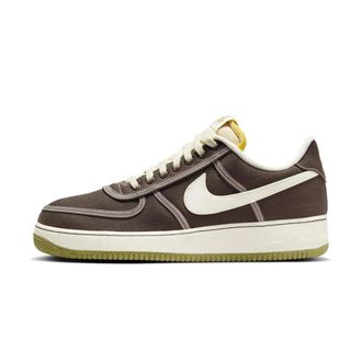 Nike Fitness, Heren, Bruin, 44 EU, Air Force 1 Low 07 PRM Canvas