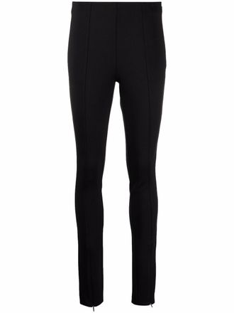 Calvin Klein Pantaloni skinny a vita alta - Nero