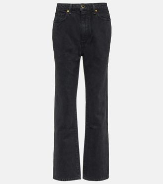 Khaite Abigail high-rise straight jeans