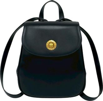 Celine Navy Leather Backpack (Pre-Owned)