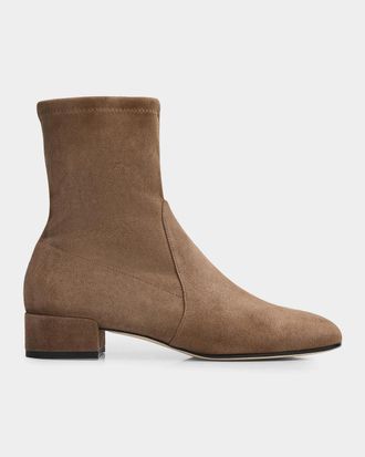 Stuart Weitzman Bacari 25MM Suede Ankle Boots