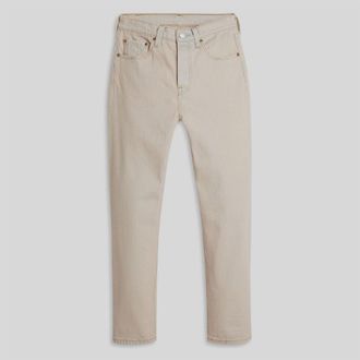 Levi's Damesjeans 501 met rechte pijpen en enkellengte (Suikerspin)
