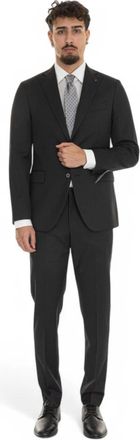 Michael Kors Klassiek 2-knoops wollen pak - Heren - Business pakken - Grijs - 3XL - Wol - Kostuums
