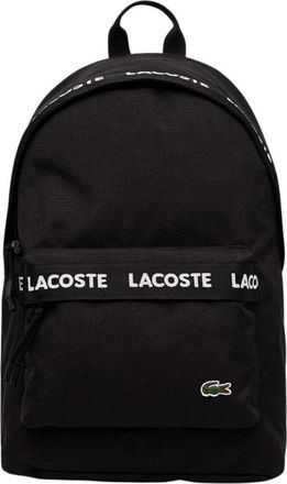 Lacoste Neocroc Rugzak - unisex - Rugzakken - Zwart - ONE Size - Polyester - Tassen