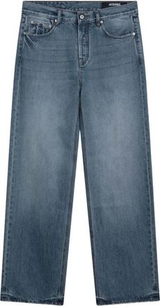 Jacquemus Le De-Nimes Droit - Heren - Regular Fit Jeans - Blauw - W31 - Katoen - Jeans
