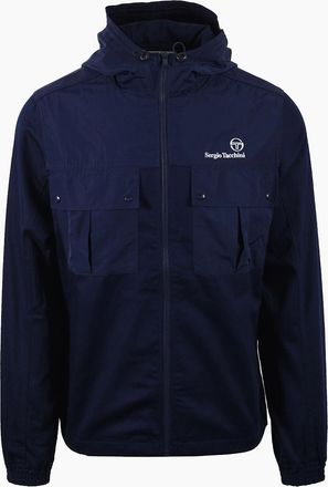 Sergio Tacchini Mens SERGIO TACCHINI CALISTI HOODED JACKET MARITIME BLUE - Navy - Size: 38