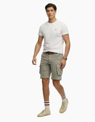 Superdry Mens Superdry Mens Core Cargo Shorts - Light Khaki Green - Size: 32/34