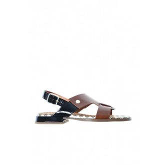 Chie Mihara Flat Sandals, female, Brown, Size: 11 US Flat Sandals