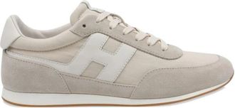 Hogan Sneakers - Heren - Sneakers - Beige - 42 EU - Nylon - Schoenen