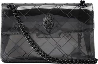 Kurt Geiger Mini Vinyl Kensington Drench Bag - Dames - Schoudertassen - Zwart - ONE Size - Tassen