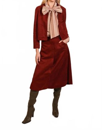 Traffic People Womens Daisy Jacket In Red